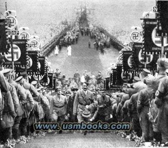 Hitler at the Nazi Party Days in Nuremberg